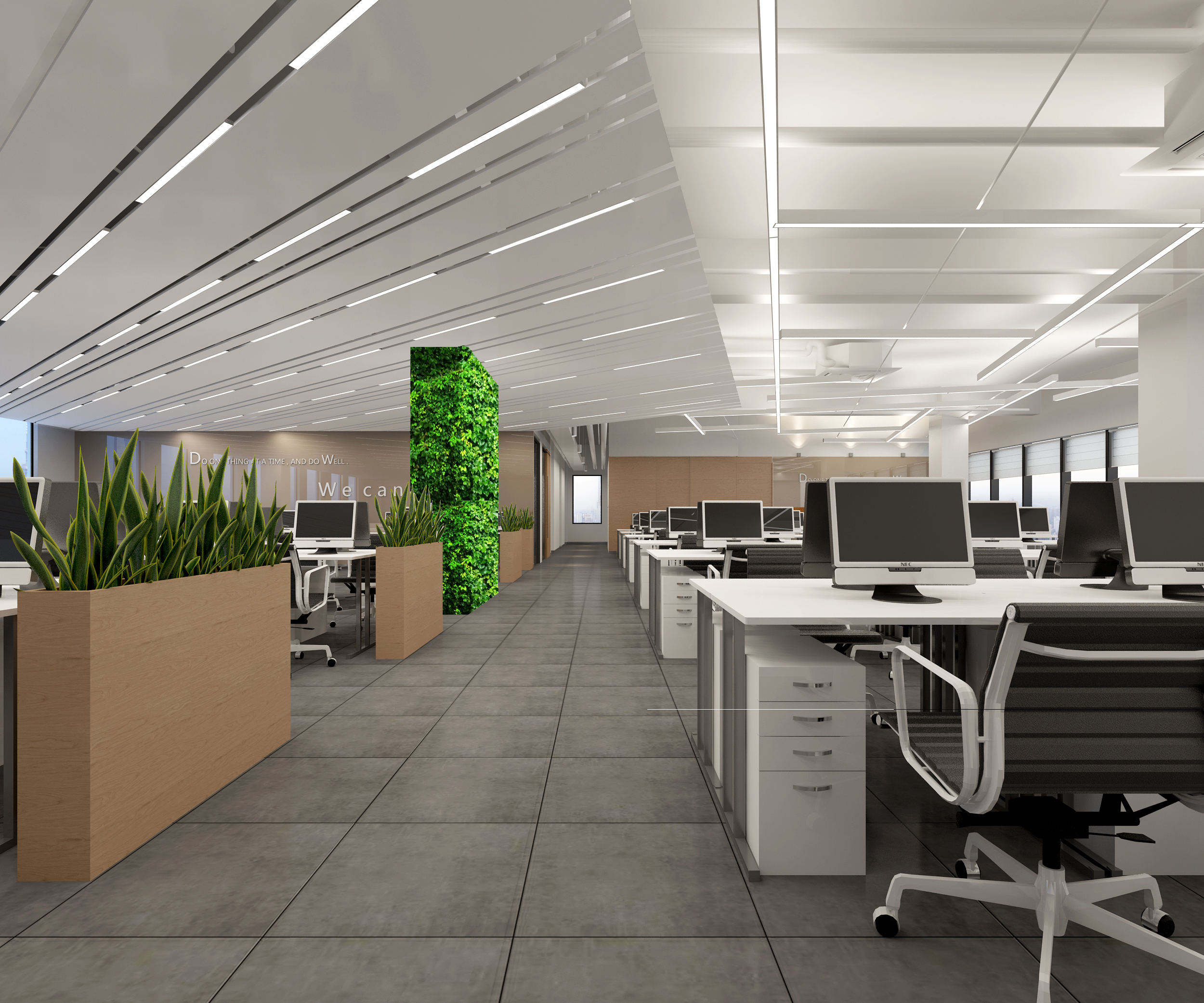 办公室装修：办公室设计空间更注重人性化设计